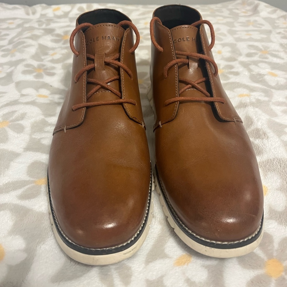 Cole Haan Zero Gravity Chukka Boots - Men’s 11.5 - Woodbury-Ivory
